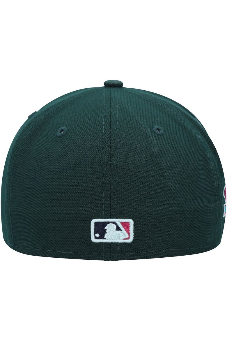 Men's New Era Green Oakland Athletics 1989 World Series Polar Lights 59FIFTY Fitted Hat, Alternate, color, Green