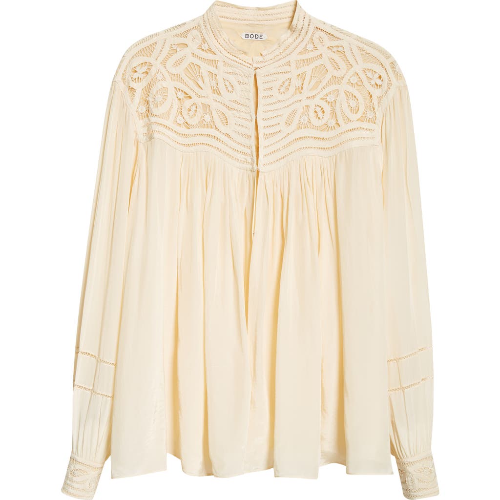 BODE BODE THREADWORK TIPPET BLOUSE