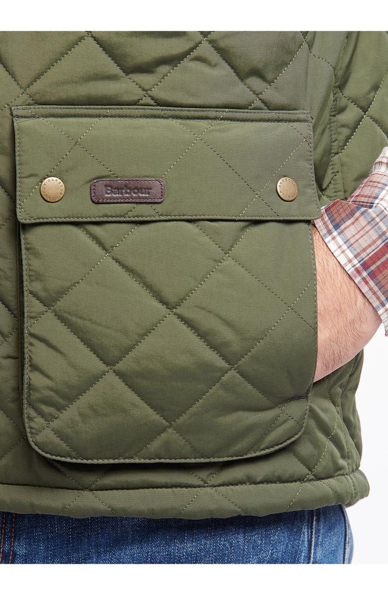 Barbour Fernwood Quilted Gilet Vest, Alternate, color, 