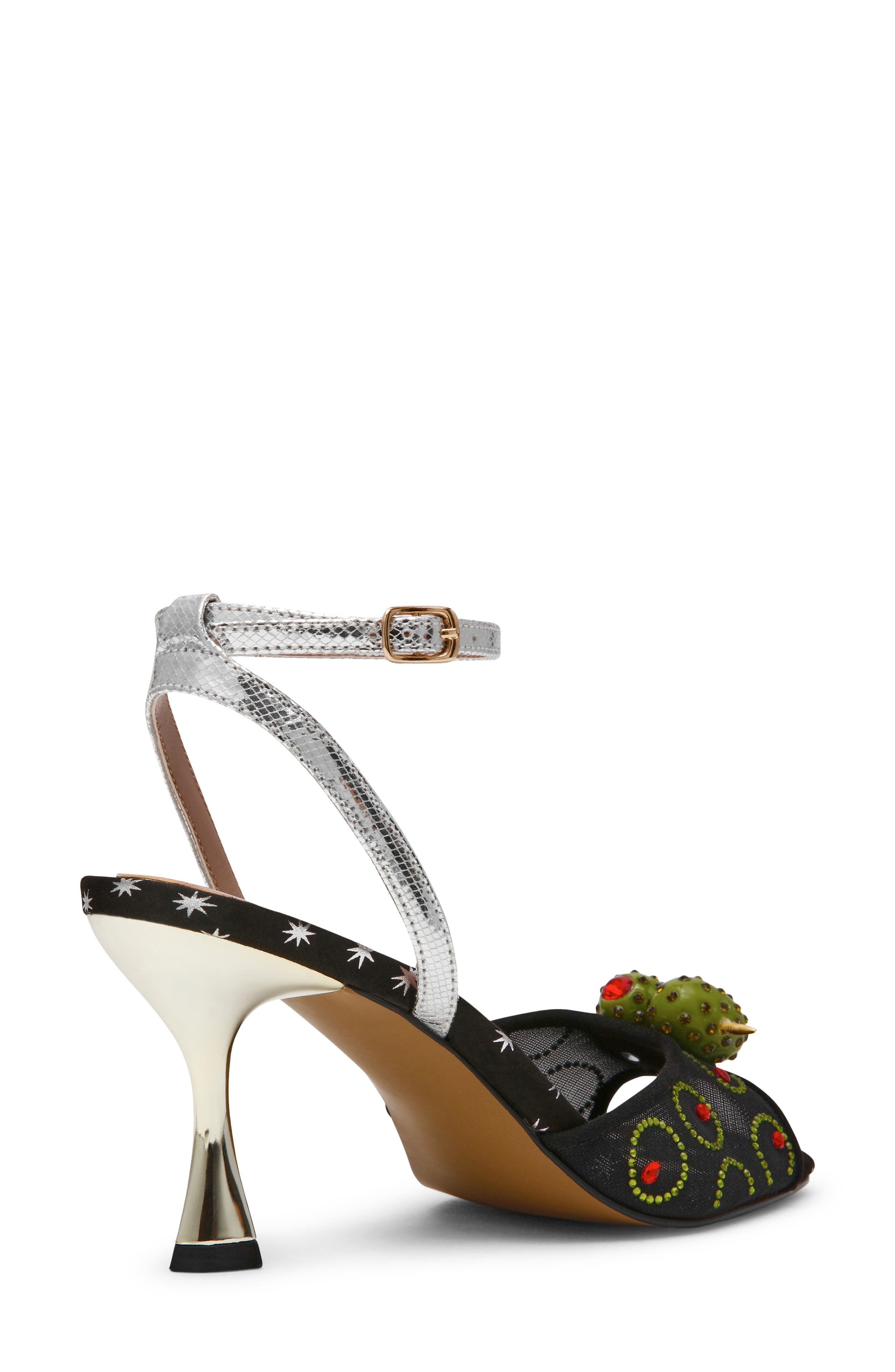 Martini Ankle Strap Sandal, Alternate, color, BLACK MULTI