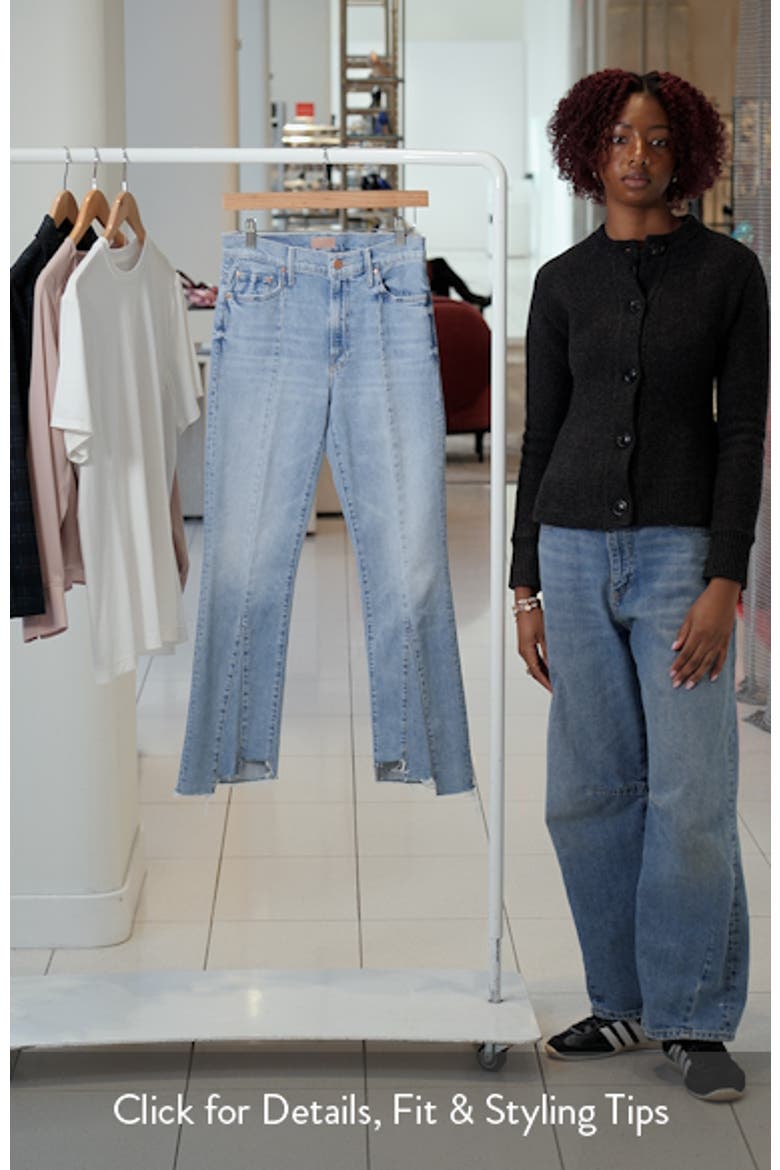 The Insider Seamed Frayed Crop Straight Leg Jeans video