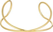 Adornia Tarnish Resistant 18K Gold Plated Cuff Bracelet