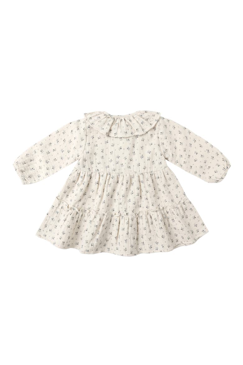 Bluebell Print Cotton Dress, Alternate, color, NATURAL