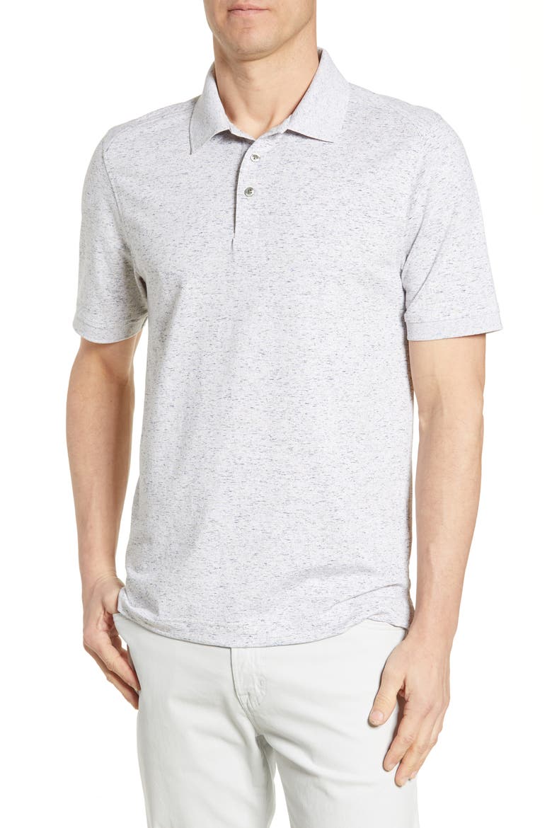 Advantage Space Dye Jersey Polo, Main, color, ELEMENTAL GREY
