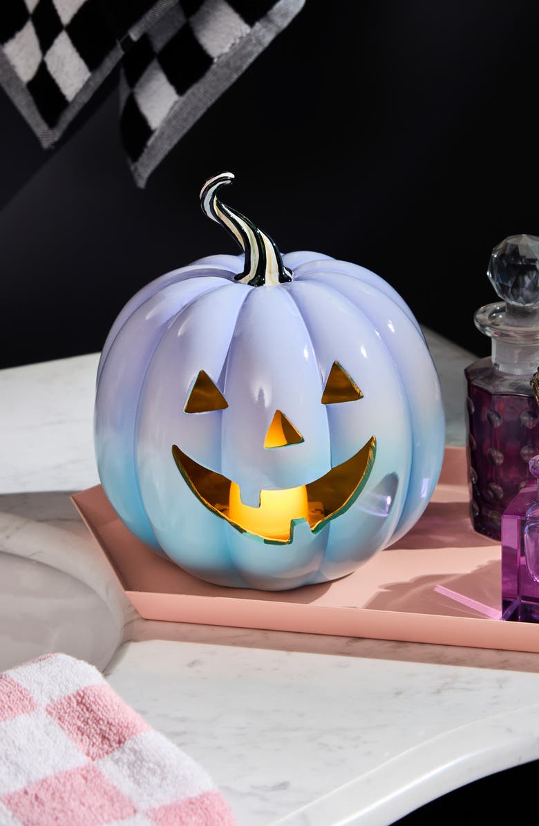 MACKENZIE CHILDS Trick or Treat Set of 3 Illuminated Jack O' Lanterns, Alternate, color, 