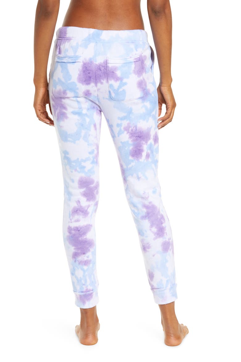 Free People FP Movement Tie Dye Pocket Joggers, Alternate, color, PURPLE TIE DYE