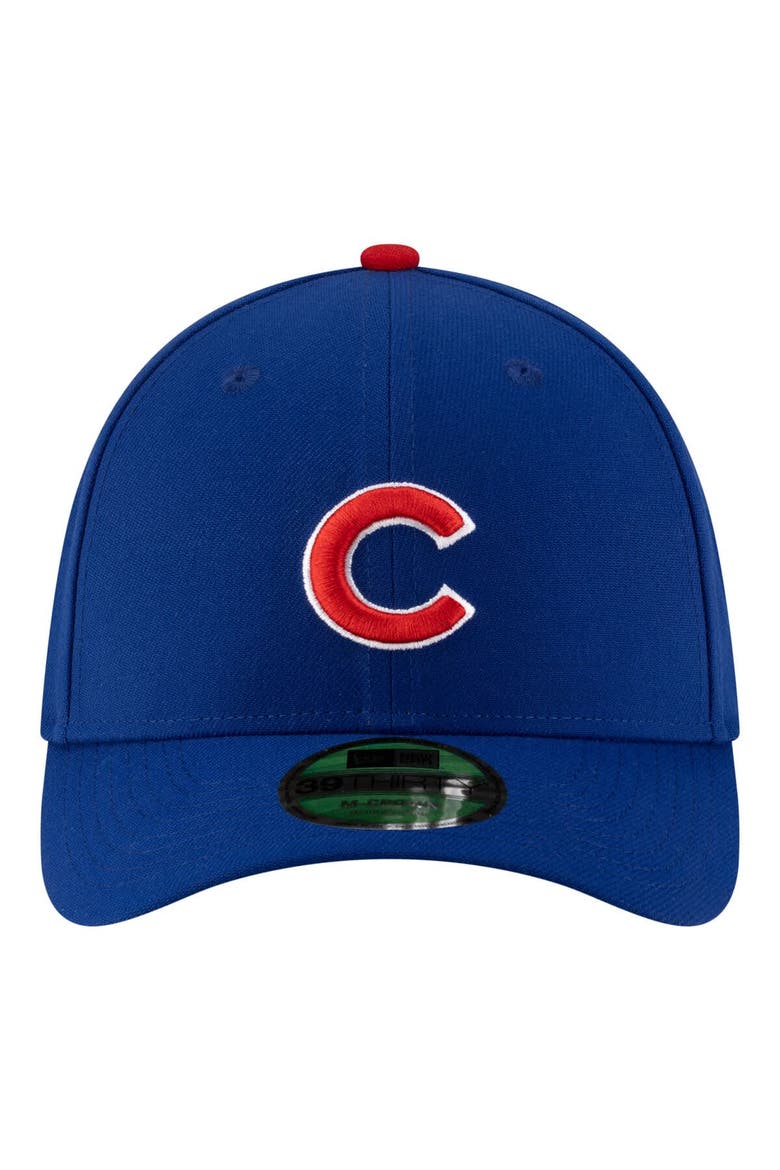 Men's New Era Royal Chicago Cubs 150th Anniversary 39THIRTY M-Crown Flex Hat, Alternate, color, Royal