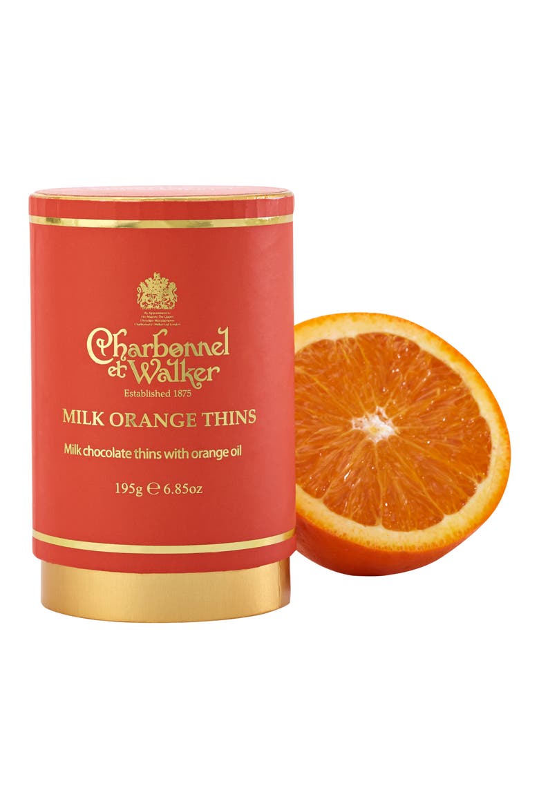 Milk Chocolate Orange Thins, Main, color, ORANGE
