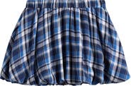 Good Luck Girl Kids' Plaid Bubble Hem Skirt