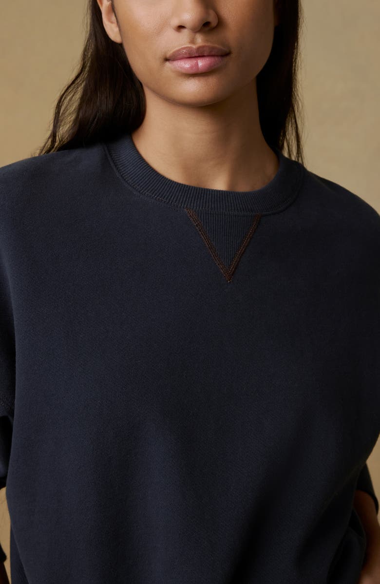 Faherty High Standard Fleece Sweatshirt, Alternate, color, Black