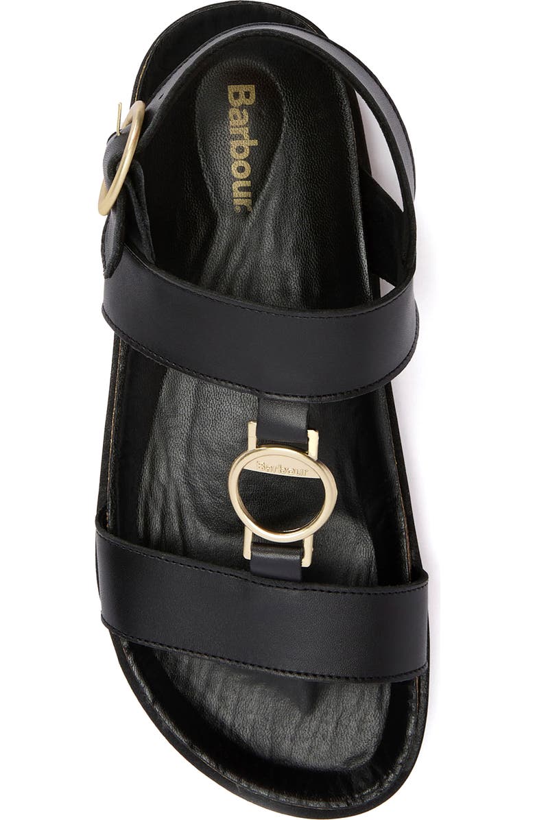 Barbour Gwen Slingback Sandal, Alternate, color, Black