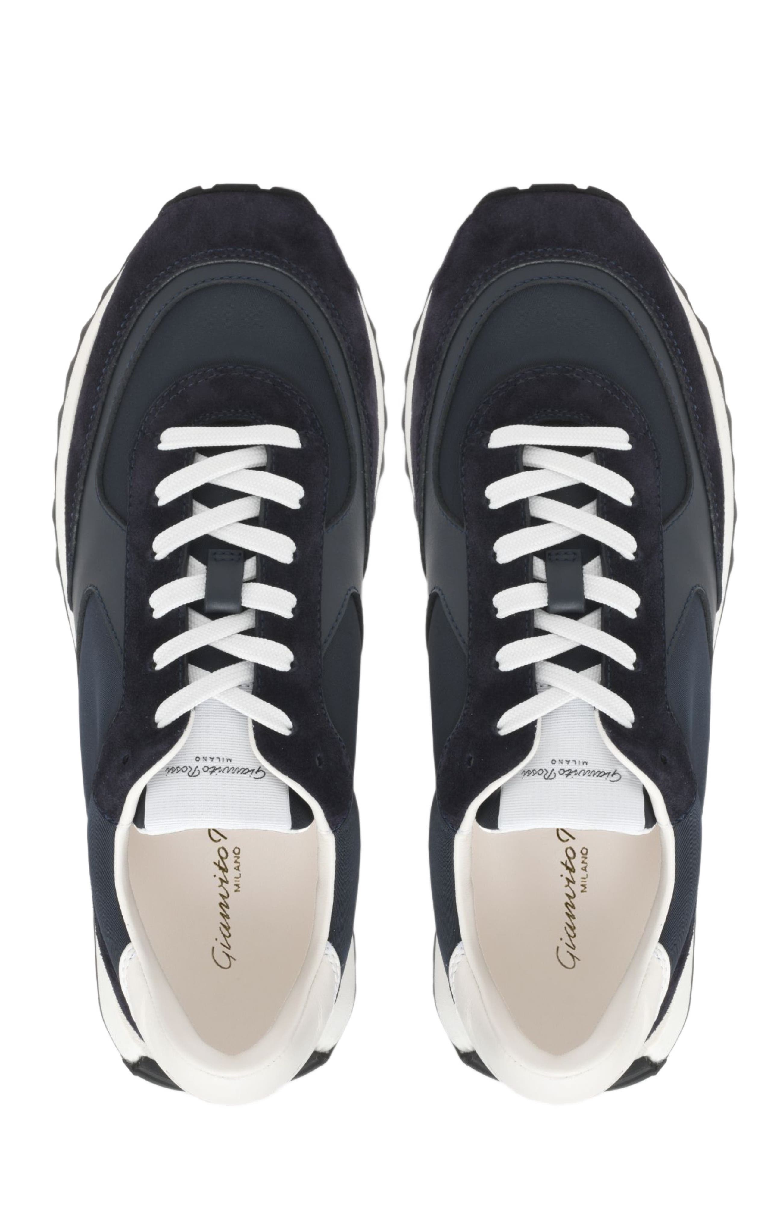 Gianvito Rossi Gravel Sneakers, Alternate, color, Blue
