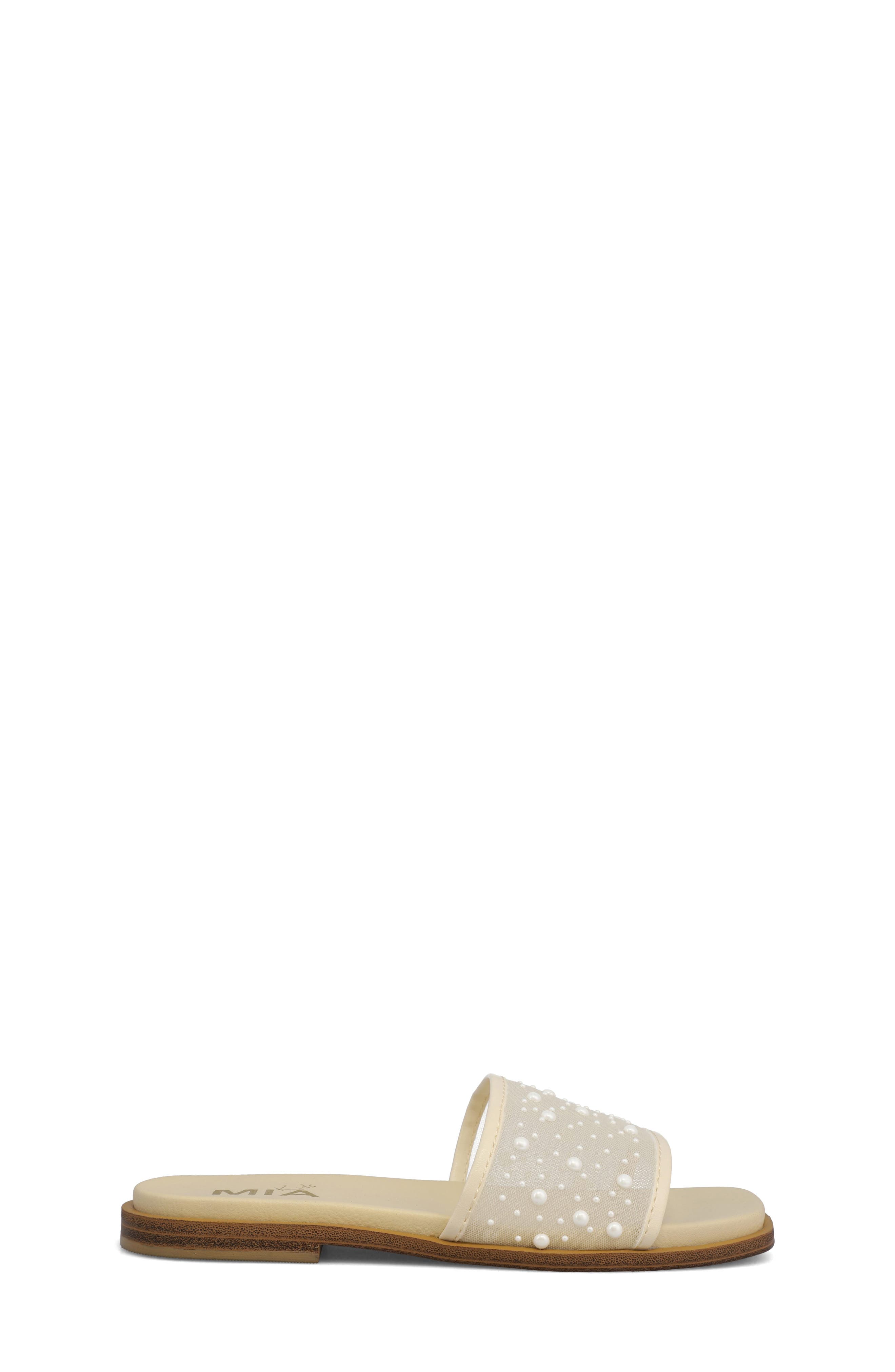 MIA Kids' Jhanna Slide Sandal, Alternate, color, Bone