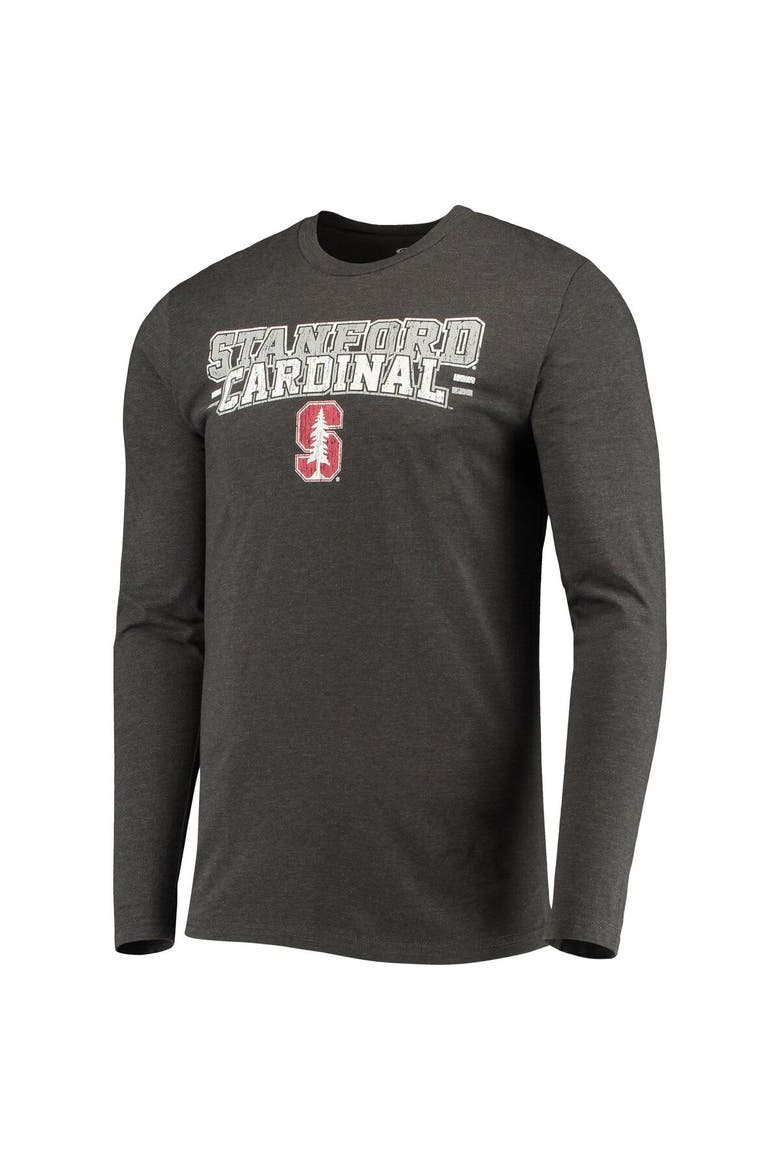 Men's Concepts Sport Cardinal/Heathered Charcoal Stanford Cardinal Meter Long Sleeve T-Shirt & Pants Sleep Set, Alternate, color, Cardinal