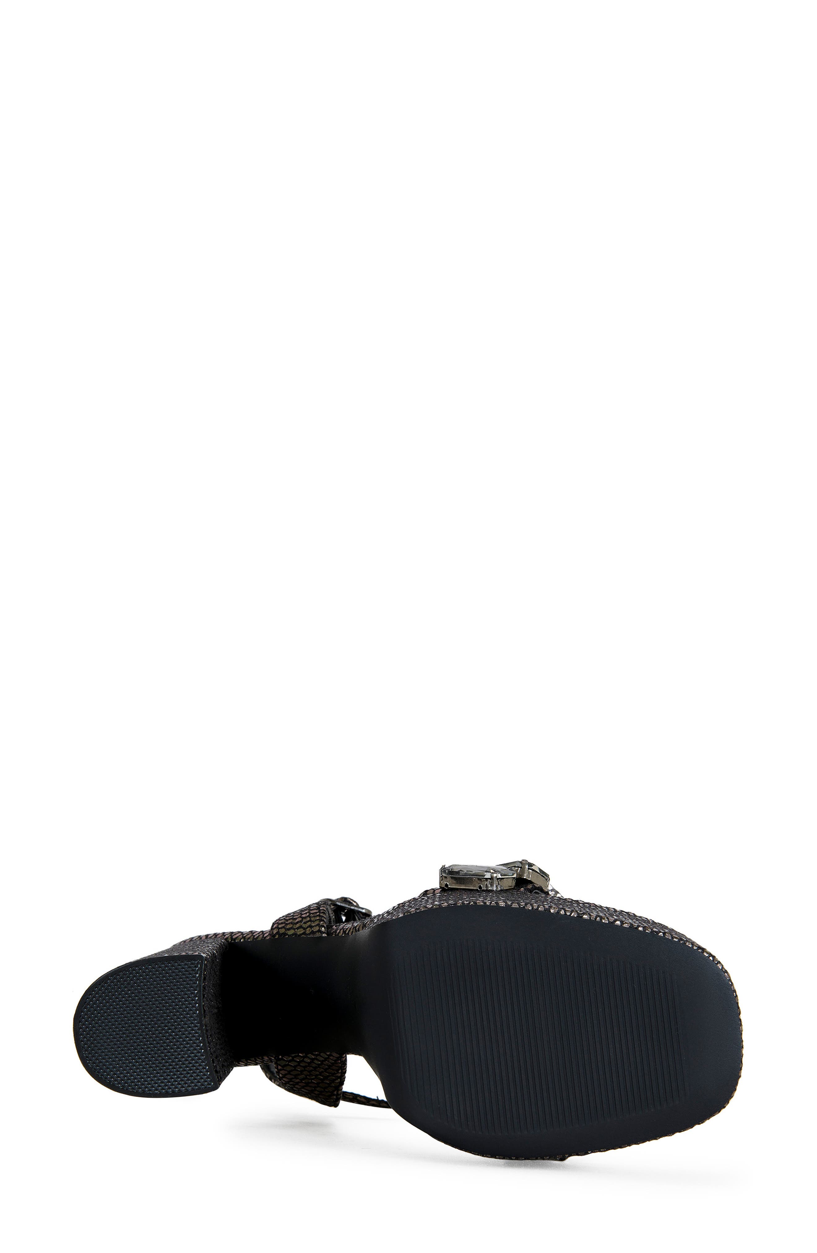 AZALEA WANG Kamilla Ankle Strap Platform Sandal, Alternate, color, Black