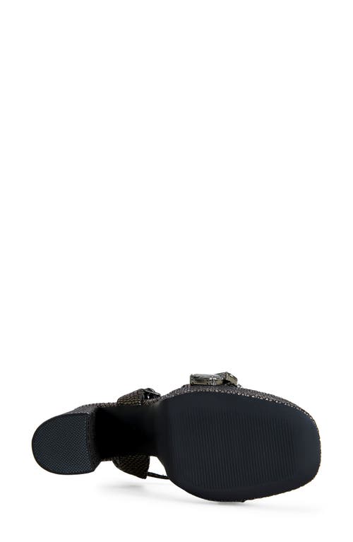 Azalea Wang Kamilla Ankle Strap Platform Sandal In Black