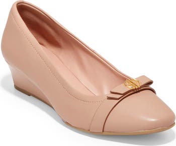 【Cole Haan 】Malta Slip-On Wedge おしゃれ★シューズ Women's Malta Wedges in Medium Brown | Cole Haan
