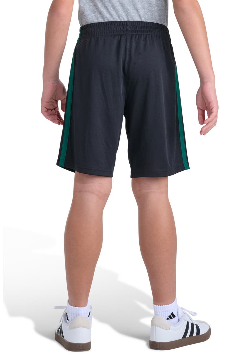 Kids' Essentials Shorts, Alternate, color, BLACK/ GREEN