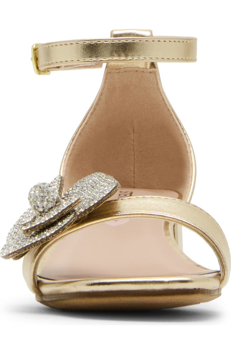 Steve Madden Kids' Jkindra Ankle Strap Sandal, Alternate, color, Gold
