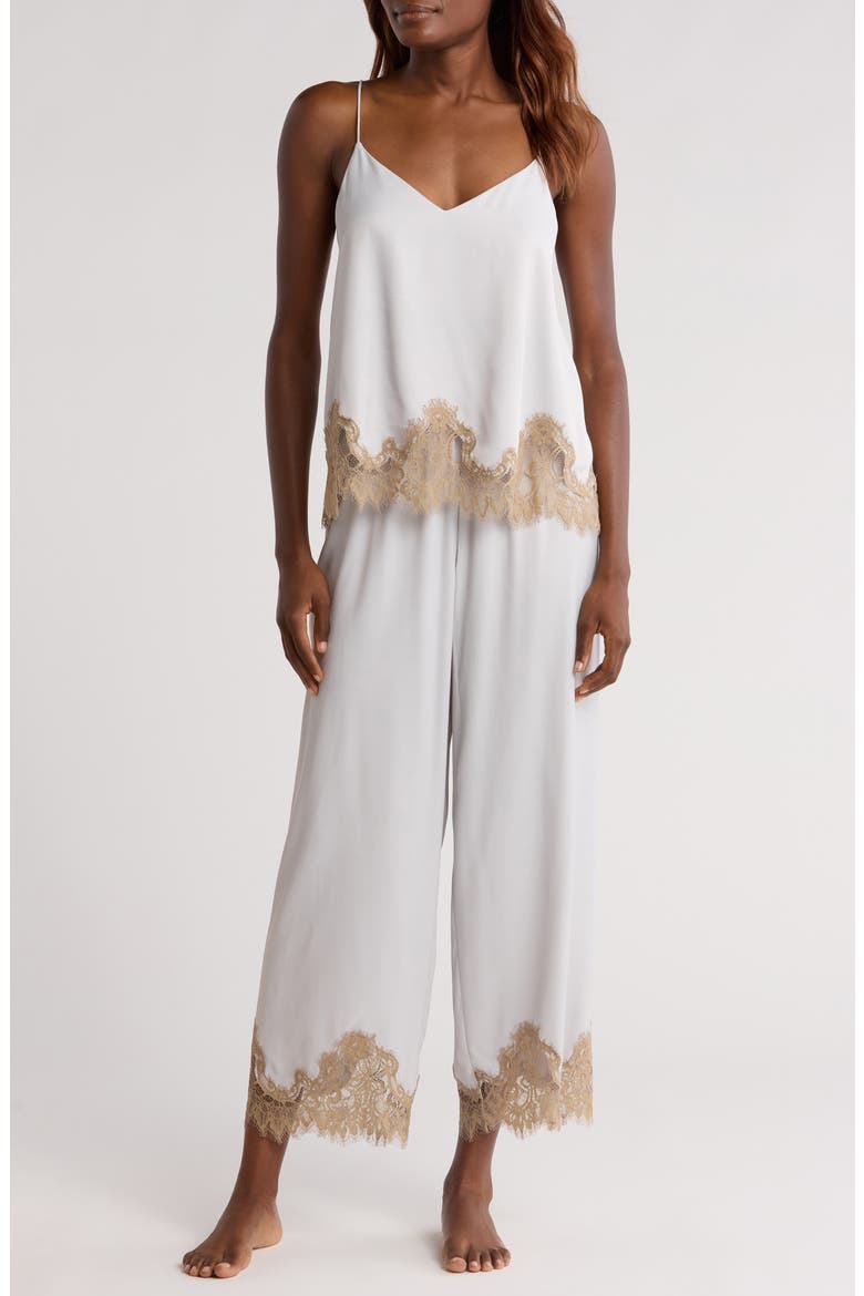 Midnight Lace Pajamas, Main, color, GREY VAPOR