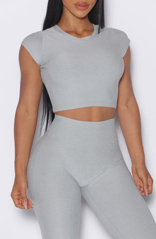 Bombshell Sporswear Fit Fam Active Tee In Gray
