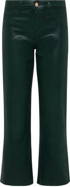 L'AGENCE Wanda Raw Hem Crop Jeans