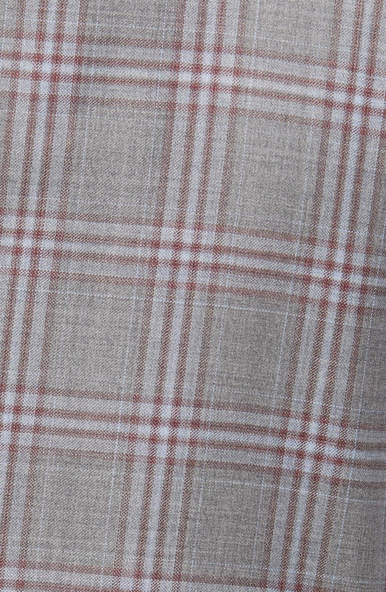 Ted Baker London Jay Slim Fit Plaid Wool Sport Coat, Alternate, color, 