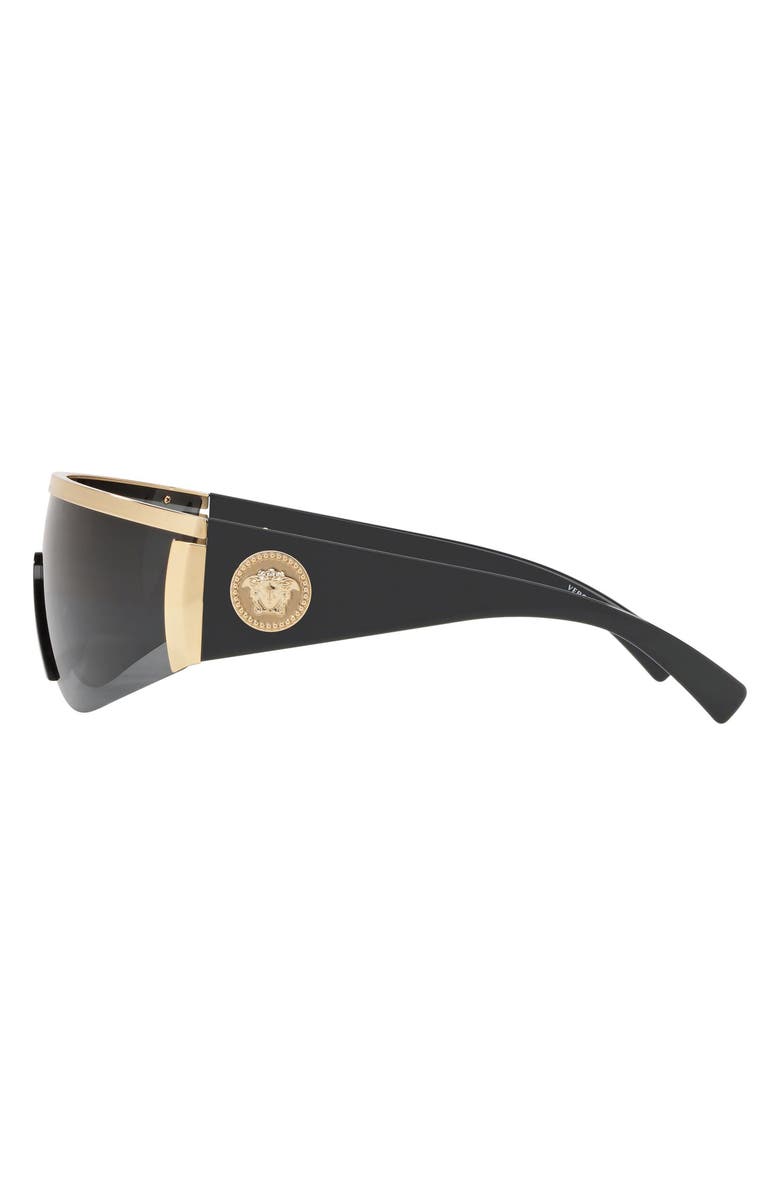 Versace Tribute 147mm Shield Sunglasses, Alternate, color,