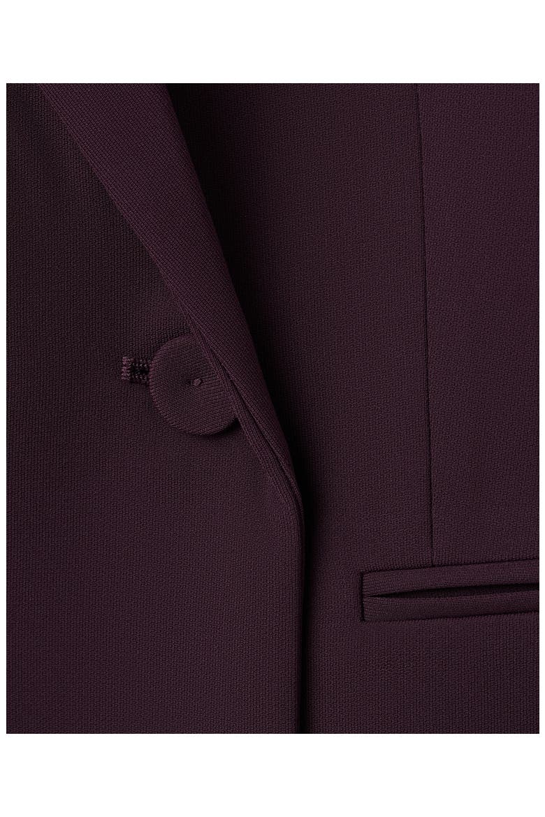 Iguana One Button Blazer, Alternate, color, MAROON