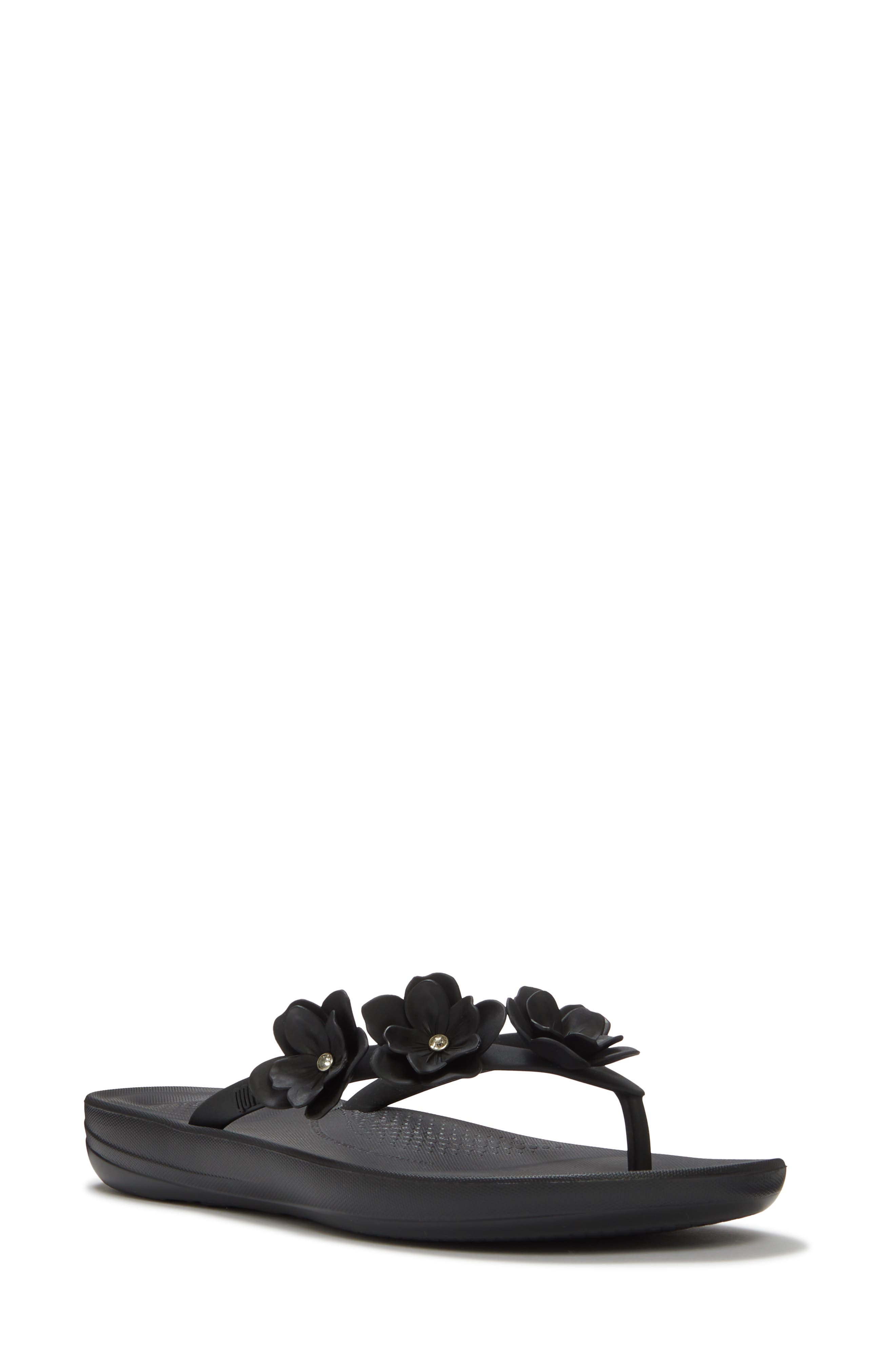 FitFlop iQushion Flower Flip Flop