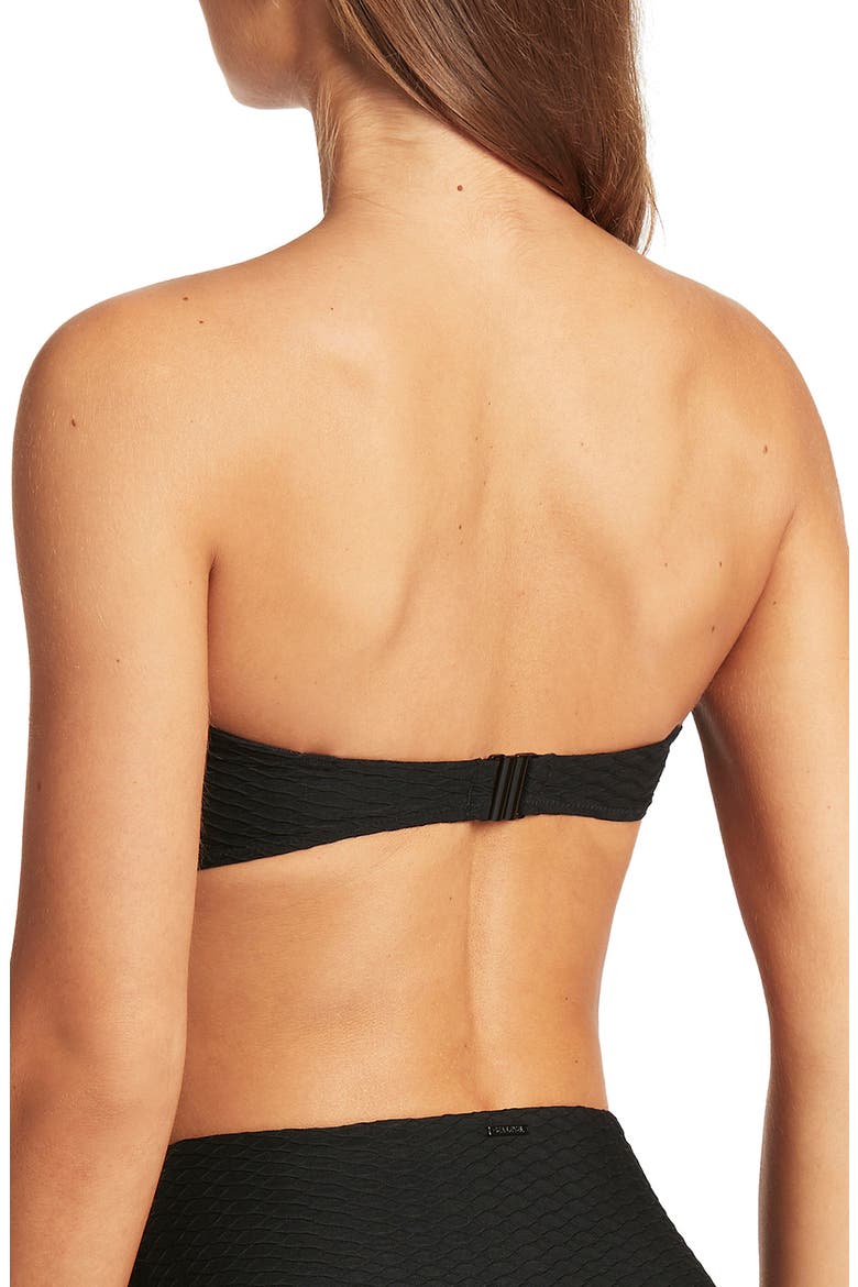 U-Bar Bikini Top, Alternate, color, BLACK