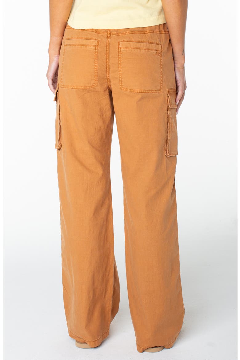A La Cargo Drawstring Pants, Alternate, color, BRAN
