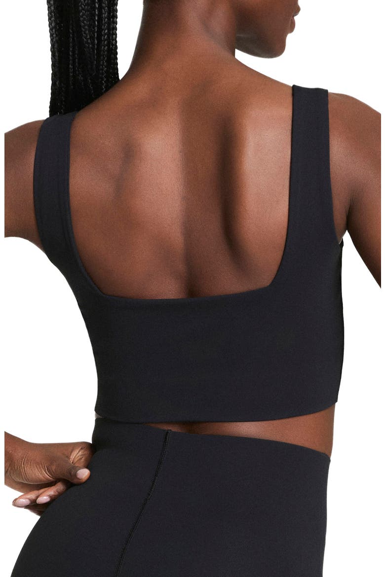 Square Neck Crop Tank Top, Alternate, color, VERY BLACK