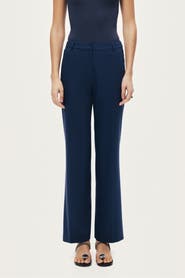 Nocturne Tailored Straight-Leg Pants