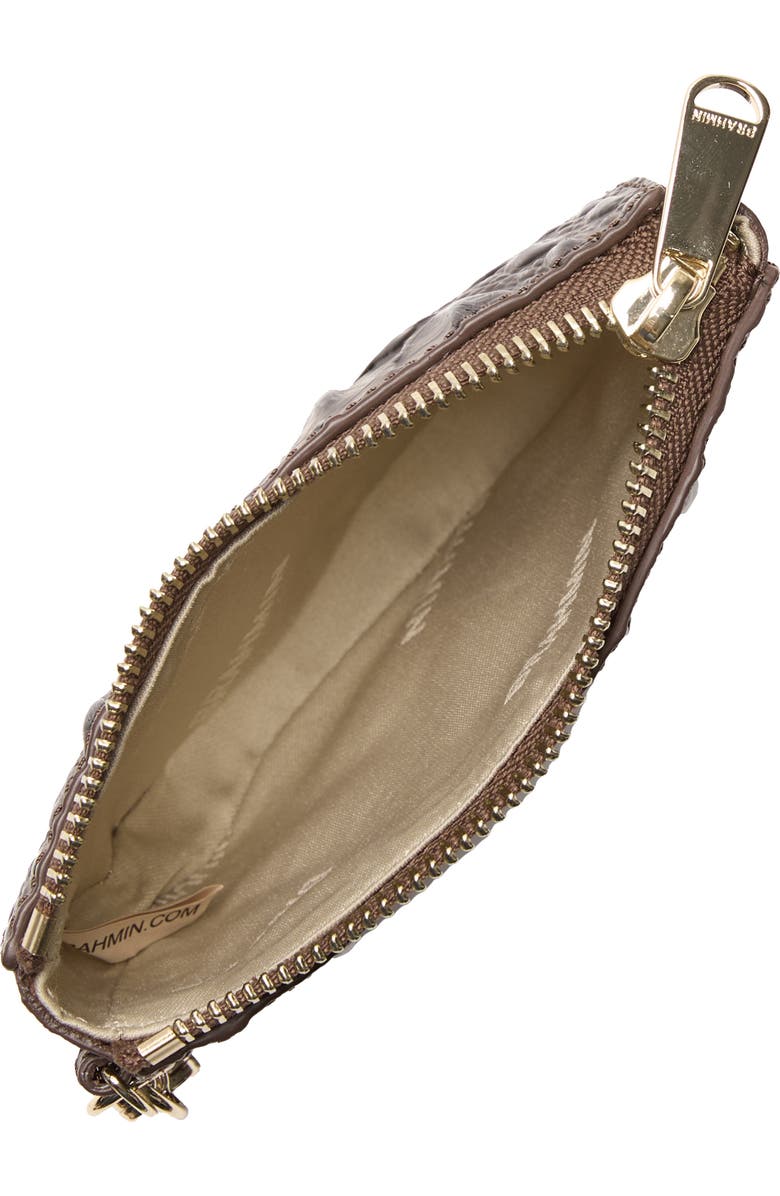 Brahmin Brit Croc Embossed Leather Coin Pouch, Alternate, color,