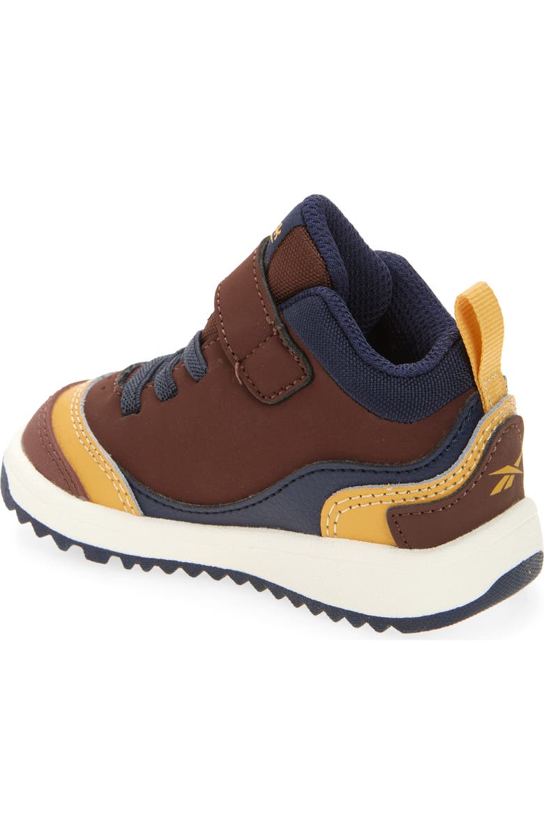 Reebok Kids' Weebok Storm X Sneaker, Alternate, color, Brown/Vectornavy/Heritagegold