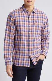 Tommy Bahama Sand Dune Check Woven Cotton Button-Up Shirt