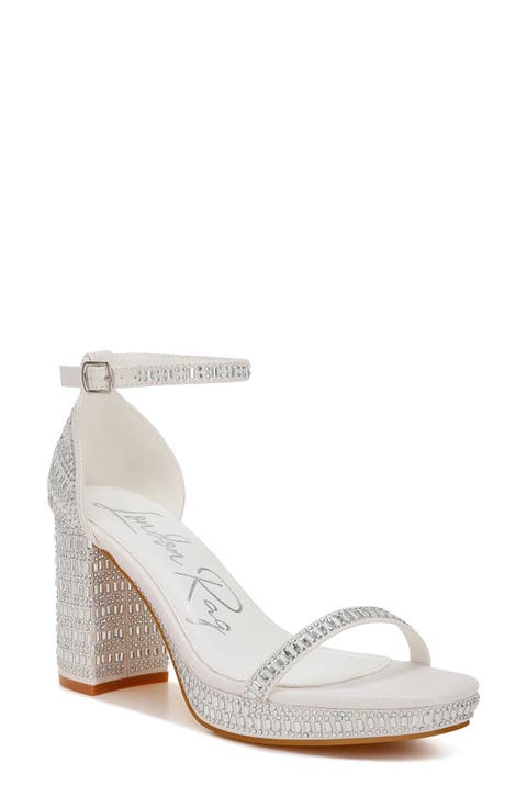 Ronan Crystal Embellished Platform Sandal (Women)