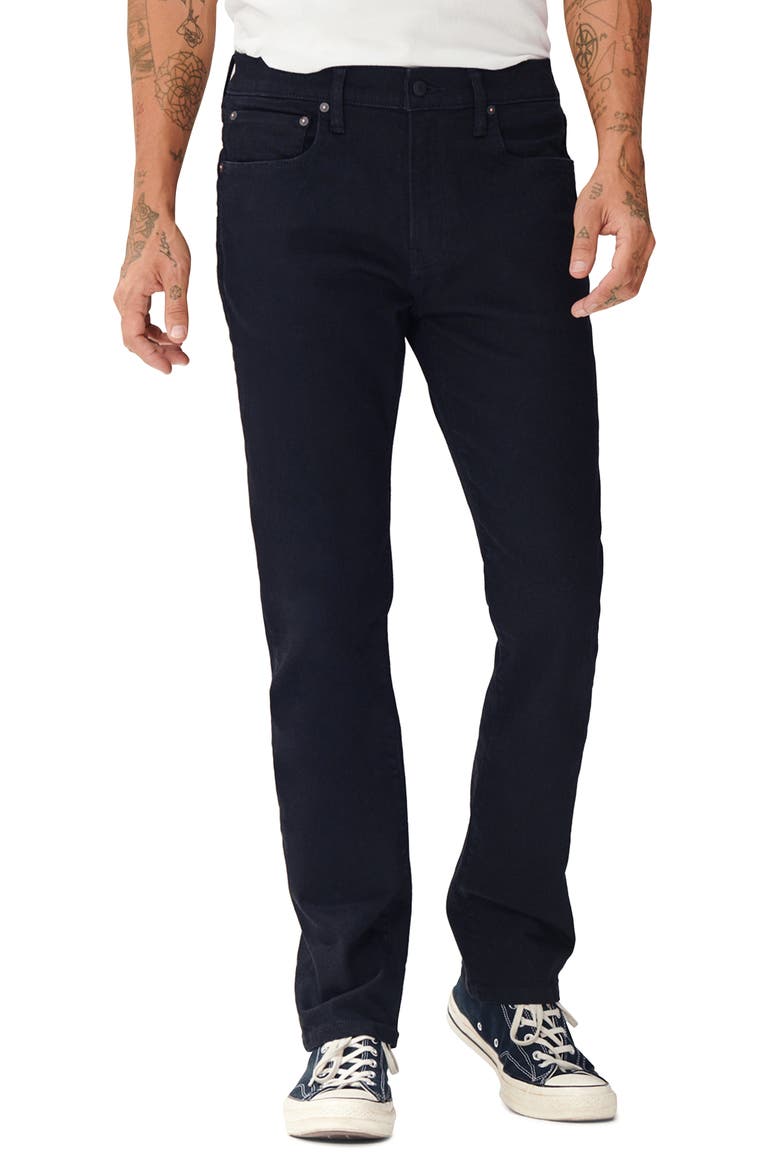 223 Straight Leg Jeans, Main, color, BLACK RINSE