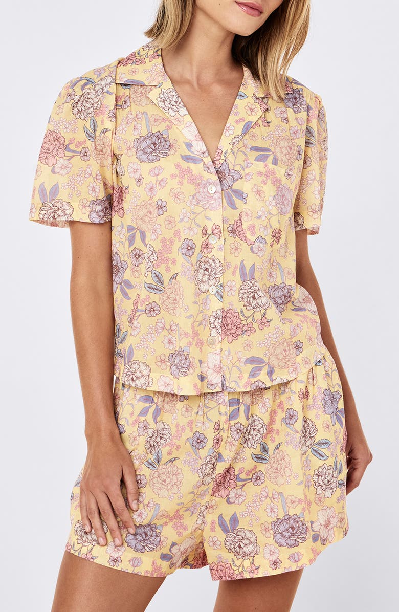 Papinelle Karolina Cotton Voile Short Pajamas, Alternate, color,