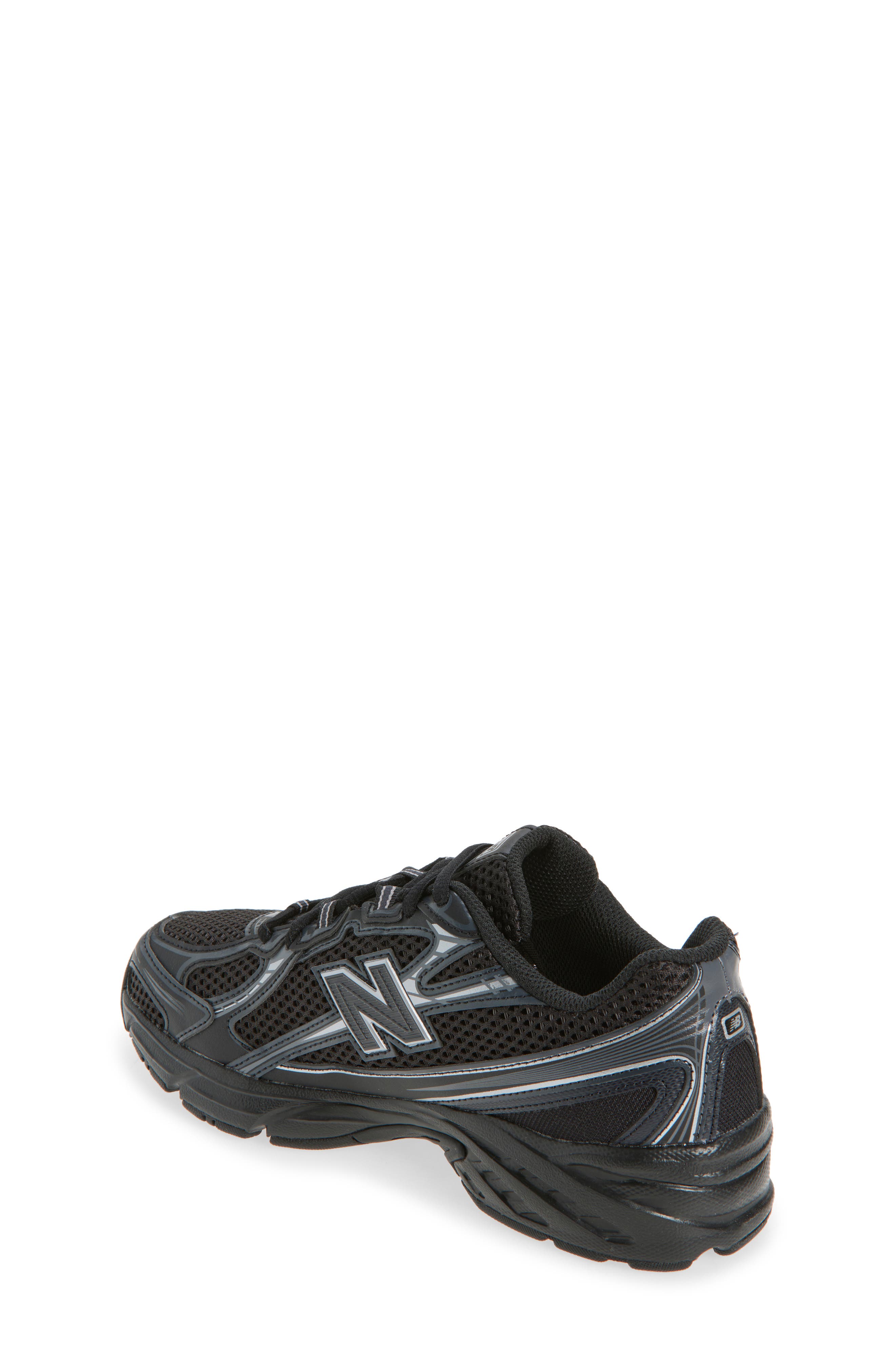 New Balance Kids' 740 Sneaker, Alternate, color, Black / Silver Metallic