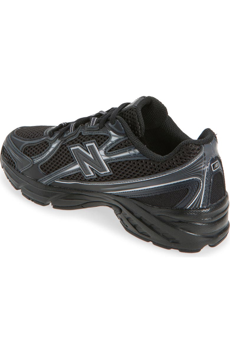 New Balance Kids' 740 Sneaker, Alternate, color, Black / Silver Metallic