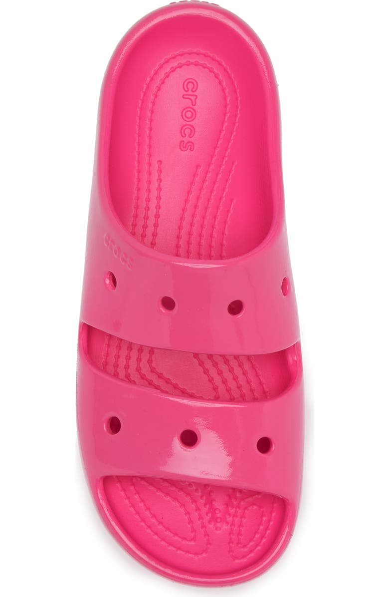 CROCS Classic Neon Slide Sandal, Alternate, color,