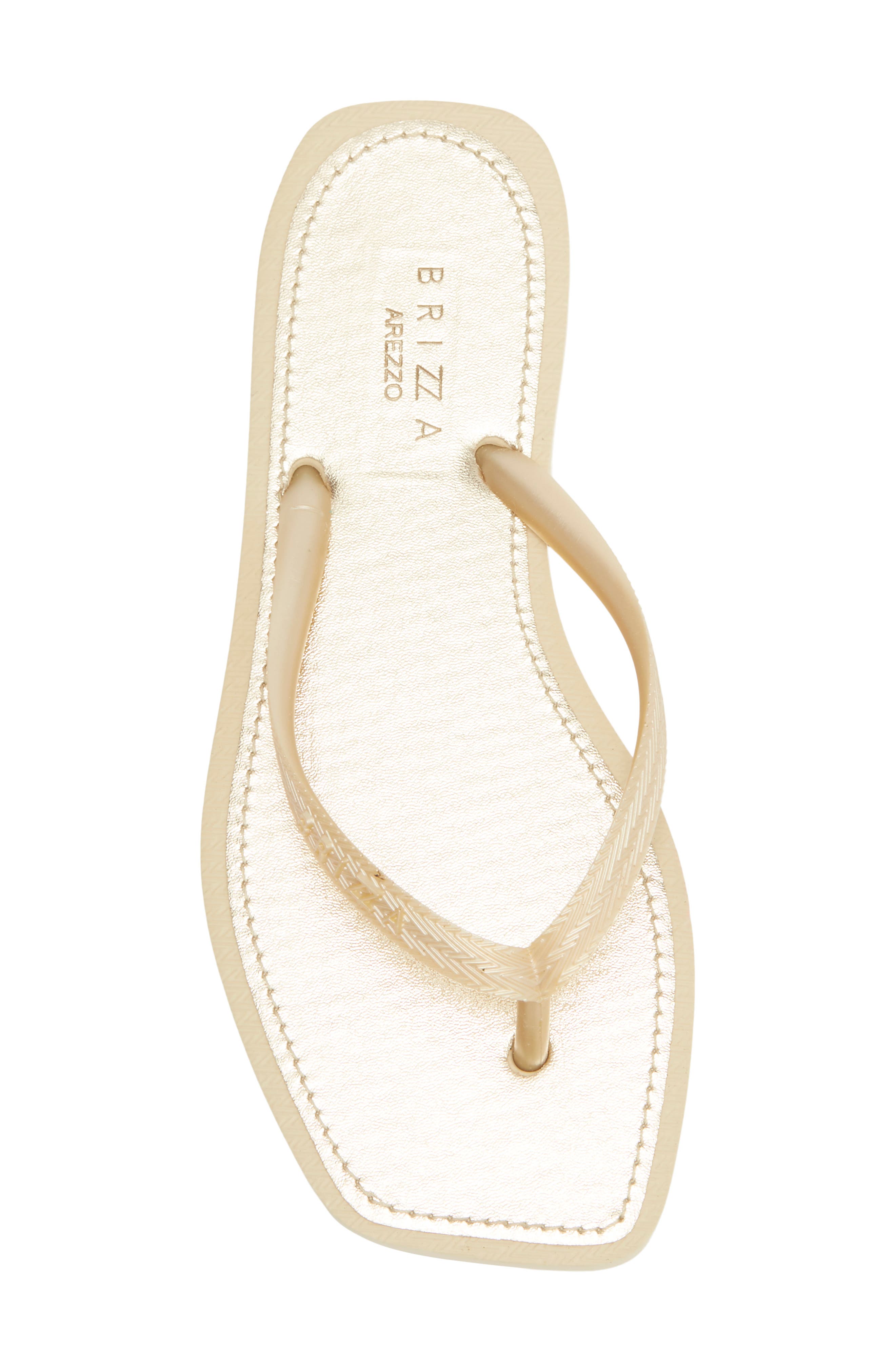 Metallic Flip Flop, Alternate, color, PLATINO