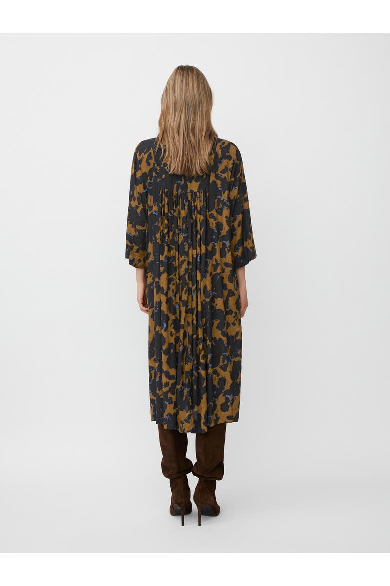 MaNadyne V-Neck A-Shape Midi Dress, Alternate, color, Breen
