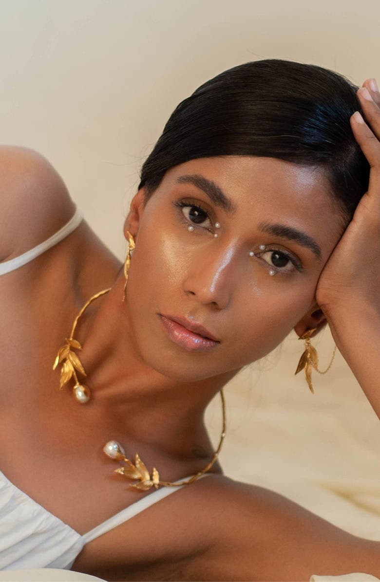 Dhwani Bansal REVA CHOKER, Alternate, color, Gold Plated