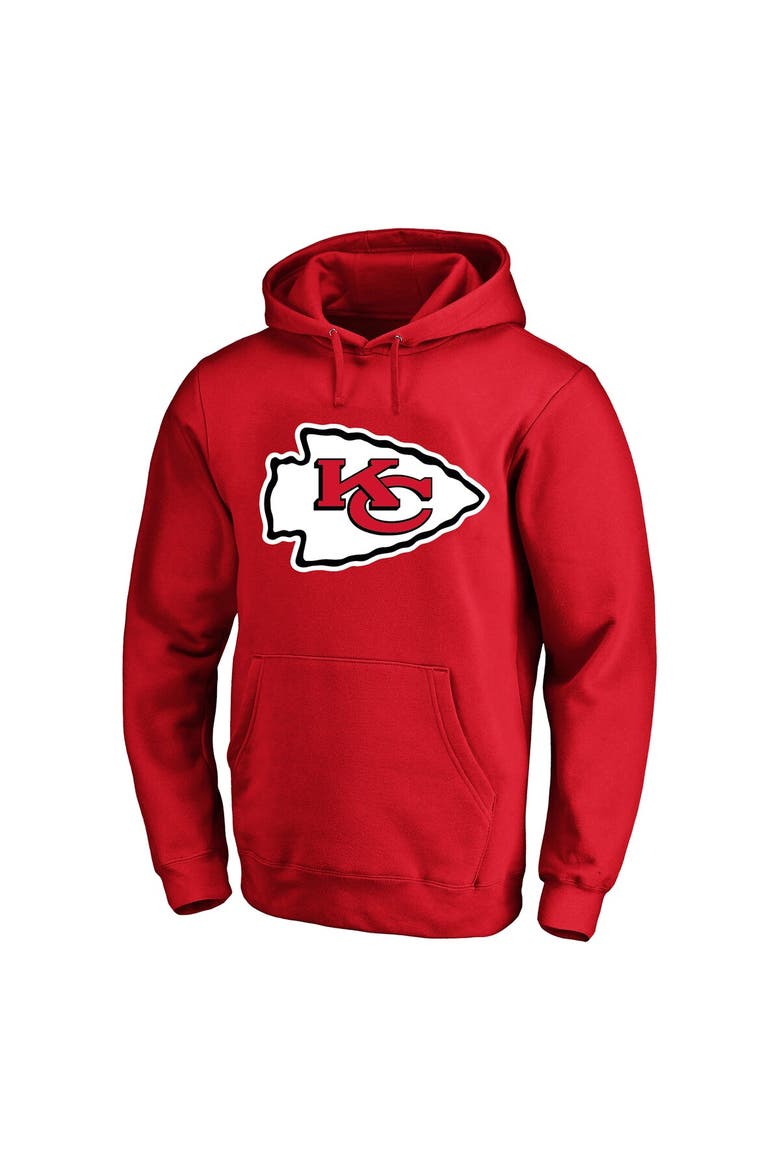 Men's Fanatics Travis Kelce Red Kansas City Chiefs Big & Tall Name & Number Fleece Pullover Hoodie, Alternate, color, Red