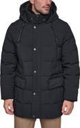 Andrew Marc Down & Feather Fill Parka with Faux Fur Trim Hood