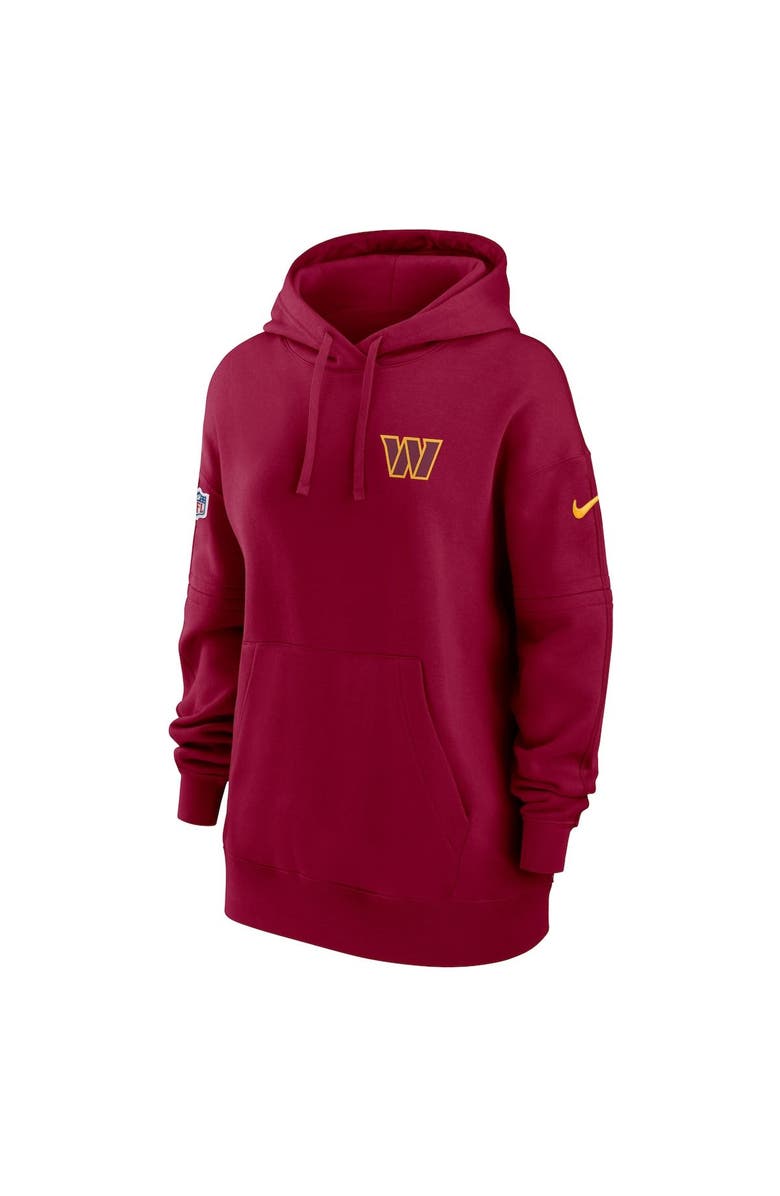 Nike Women's Nike Burgundy Washington Commanders 2023 Sideline Club Fleece Pullover Hoodie, Alternate, color,