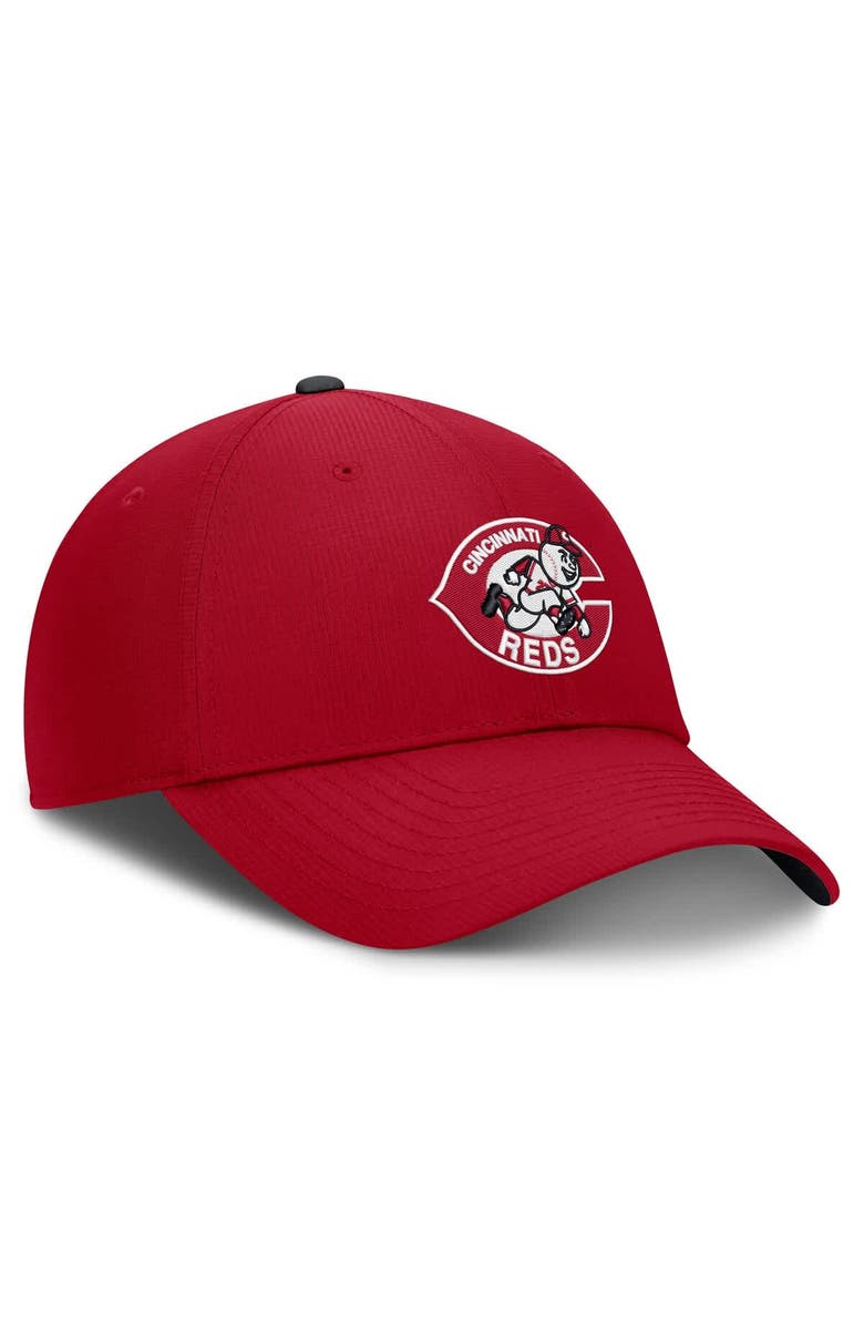 Nike Men's Nike Red Cincinnati Reds Cooperstown Club Dri-FIT Adjustable Hat, Alternate, color,